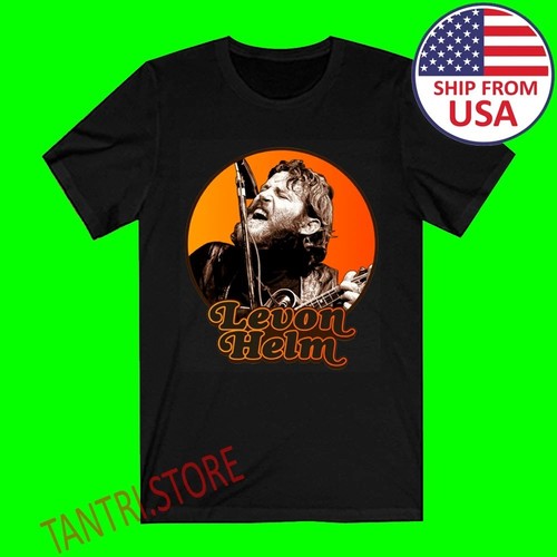 Levon helm men black - black, t-shirt